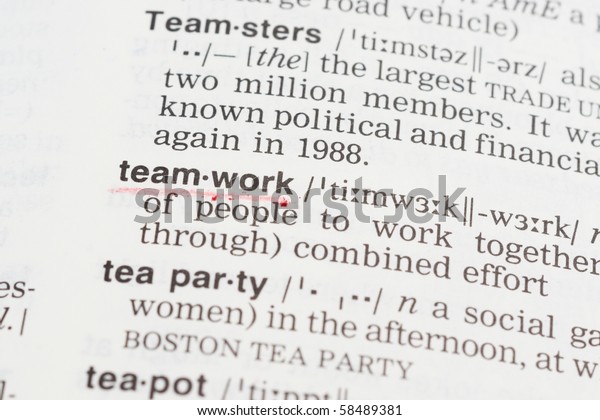 Team Definition Of Team At Dictionary Com >> Teamwork Definition Dictionary Stock Photo Edit Now 58489381 Team Definition Of Team At Dictionary Com >> Teamwork Definition Dictionary Stock Photo Edit Now 58489381