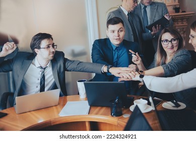 Teamwork Join Hands Support Together Concept