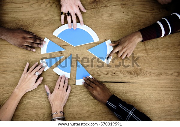 Teamwork Share Divide Concept\
Group