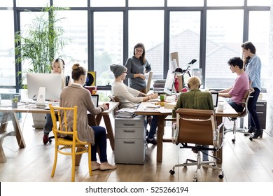 Teamwork Together Professional Occupation Concept - Shutterstock ID 525266194