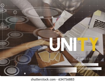Teamwork Unity Support Together Word Graphic