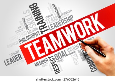 Teamwork Word Cloud Business Concept Stock Photo 276032648 | Shutterstock