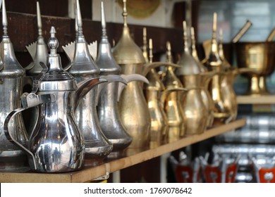 Teapot, bottle, old times, metal, decoration