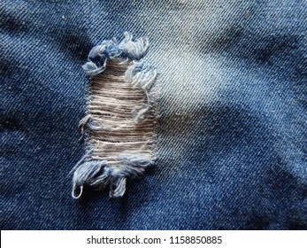 Close Jeans Denim Thread Repaired Stock Photo (Edit Now) 536650609