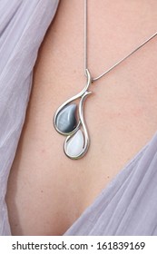 Tear Necklace Jewelry, Fashion Photo