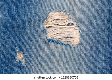 Closeup Photo Torn Blue Jeans Ripped Stock Photo 2210133485 | Shutterstock