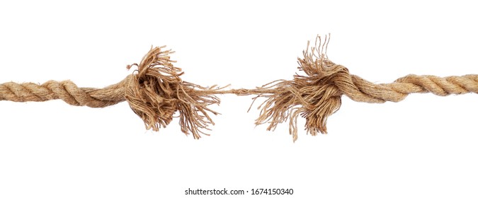 Similar Images, Stock Photos & Vectors of Frayed rope about to break ...