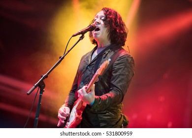 Tears For Fears Perform At Camp Bestival, Lulworth Castle, Dorset UK On 31 July 2016.  Pictured:  Roland Orzabal

