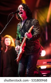 Tears For Fears Perform At Camp Bestival, Lulworth Castle, Dorset UK On 31 July 2016.  Pictured: Roland Orzabal 


