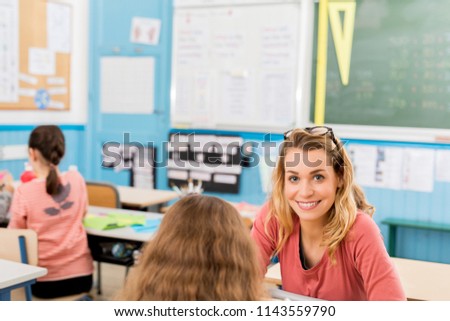 teatcher and student