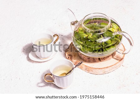 Similar – Image, Stock Photo teatime Beverage Drinking