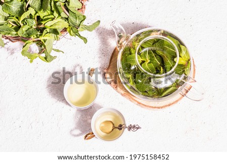 Similar – Image, Stock Photo teatime Beverage Drinking