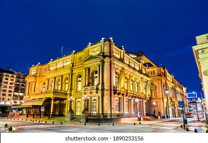 Teatro Colon at Plaza Lavalle in Buenos Aires, Argentina