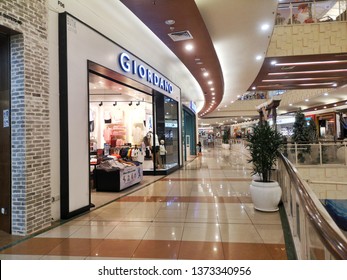 Tebrau, Johor, Malaysia - 29th Mar 2019. View Of GIORDANO Boutique Inside AEON Mall Tebrau