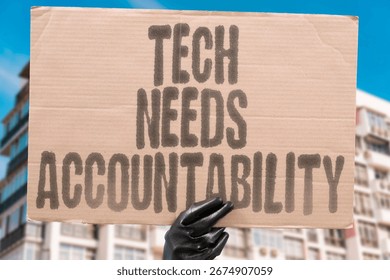 Tech Needs Accountability