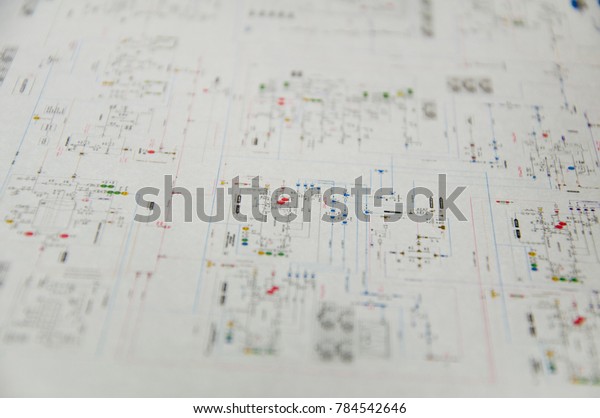 The technical\
drawing