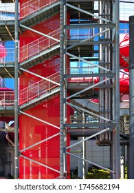 Technical Ladder and metal structures.