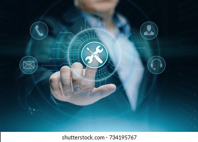 Technical Support Customer Service Business Technology Internet Concept. - Shutterstock ID 734195767