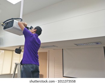 Installing Projector Images Stock Photos Vectors