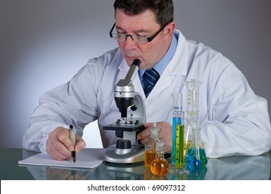 technician working at laboratory