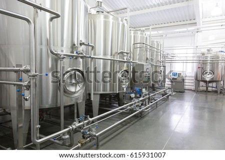 Technological equipment in modern  dairy plant