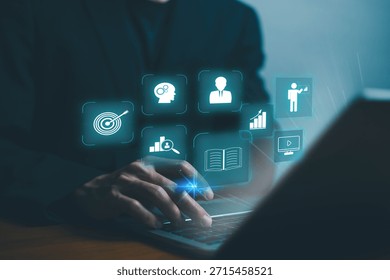 Technological learning is learning that uses educational concepts and skills through training and using computers to learn new things, increasing knowledge beyond the classroom.
