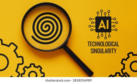Technological Singularity Concept Artificial Intelligence Superintelligence AGI Artificial Superintelligence Human Machine Evolution Exponential Innovation Future Technology Digital Transformation