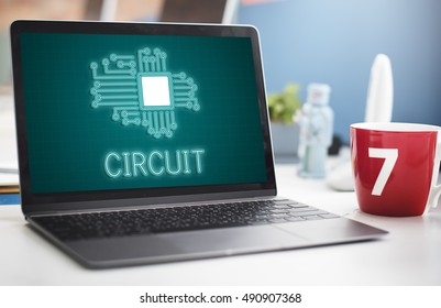 Technology Circuit Processor Innovation Network Concept