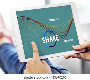 Technology Cloud Network Share Multimedia Concept