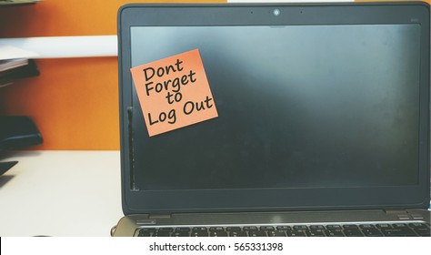 364 Logout screen Images, Stock Photos & Vectors | Shutterstock