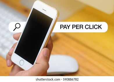 Technology Concept: PAY PER CLICK