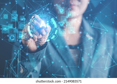 Technology Concepts AI Bigdata Management, New Technologies and Business Processes, Automation, Intelligent Industry
 - Shutterstock ID 2149083571