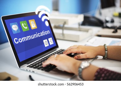 Technology Connection Communication Online Icon