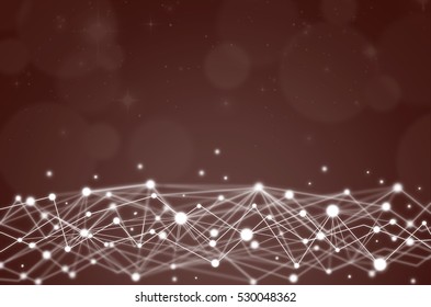 Technology connection shape.Abstract photo of Computer generated background, Connect futuristic Concept