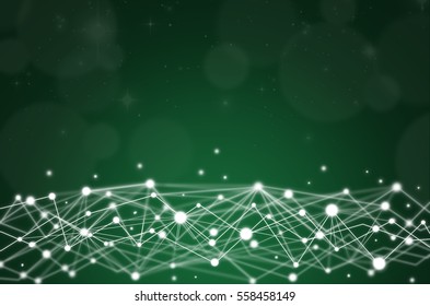 Technology connection shape.Abstract photo of Computer generated background, Connect futuristic Concept