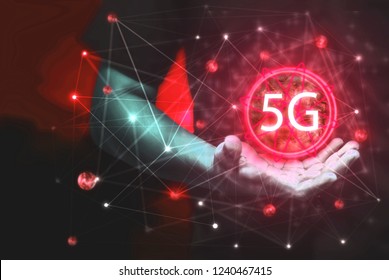 Technology Develops Networking in 5G Systems, Element of this image furnished by Nasa
