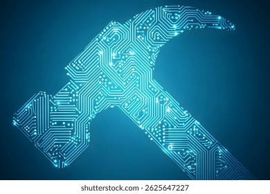 Technology and engineering concept.Generative AI
