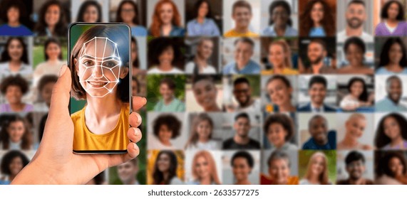 Technology enhances identification with face recognition on smartphone