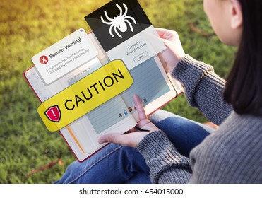 Technology Hacking Warning Hacker Spam Concept