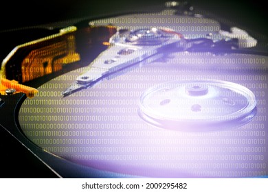 Technology Hard disk recording data computer engineering and computer cpu processor