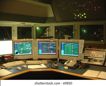 Royalty Free Control Room Desk Stock Images Photos