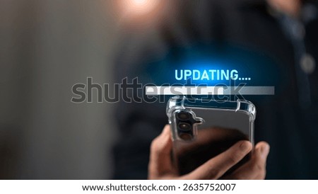 technology information update and upgrade concept, online program installation, maintenance and process change, new interface refresh website ,Development of wireless systems and connectivity