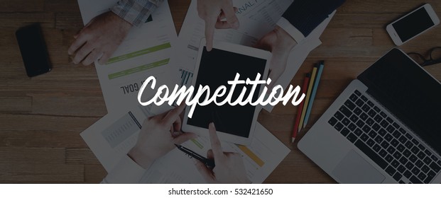 TECHNOLOGY INTERNET TEAMWORK COMPETITION CONCEPT