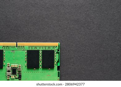 Technology Layout Background with Memory Module and Copy Space