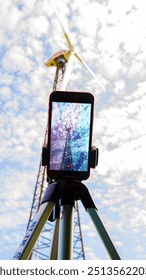 : technology, smartphone, device, cloud, equipment, camera, tripod, phone, digital, photography