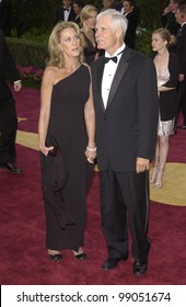 TED TURNER & Date At The 76th Annual Academy Awards In Hollywood. February 29, 2004