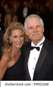 TED TURNER & Date At The 76th Annual Academy Awards In Hollywood. February 29, 2004