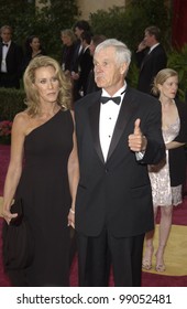 TED TURNER & Date At The 76th Annual Academy Awards In Hollywood. February 29, 2004