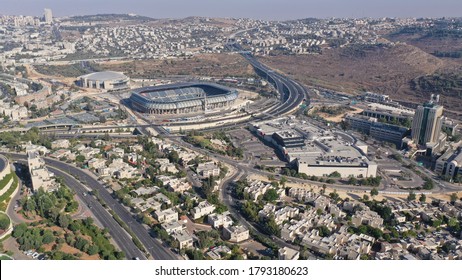 Teddy And Arena Stadium In Jerusalem Aerial View
Malha Neighbourhood And Arena Basketball Stadium, South West Jerusalem, Israel
