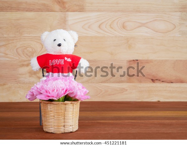 carnation teddy bear